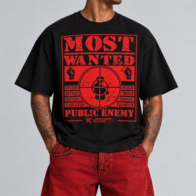 MOST WANTED Heavy Boxy Tee