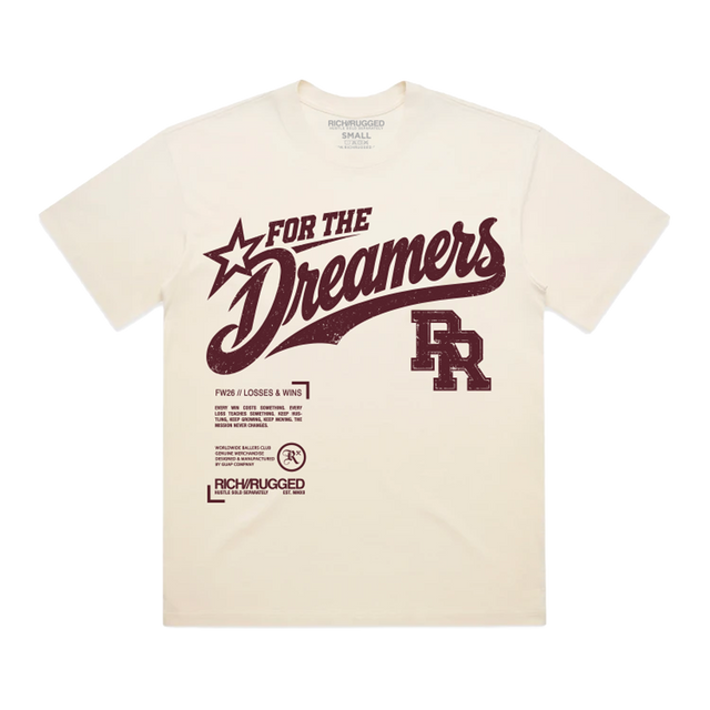 FOR THE DREAMERS Heavy Boxy Tee