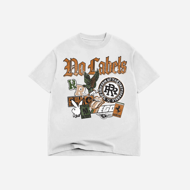 No Label Boxy Short Sleeve Tee