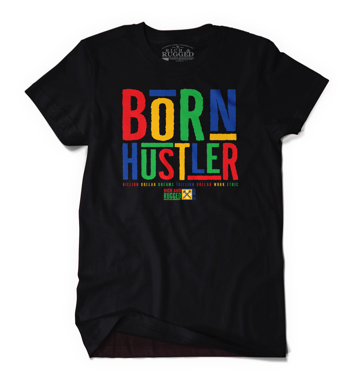BORN HUSTLER - BLACK